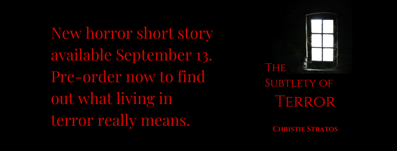 New horror short story available September 13.Pre-order now to find out what living in terror really means.